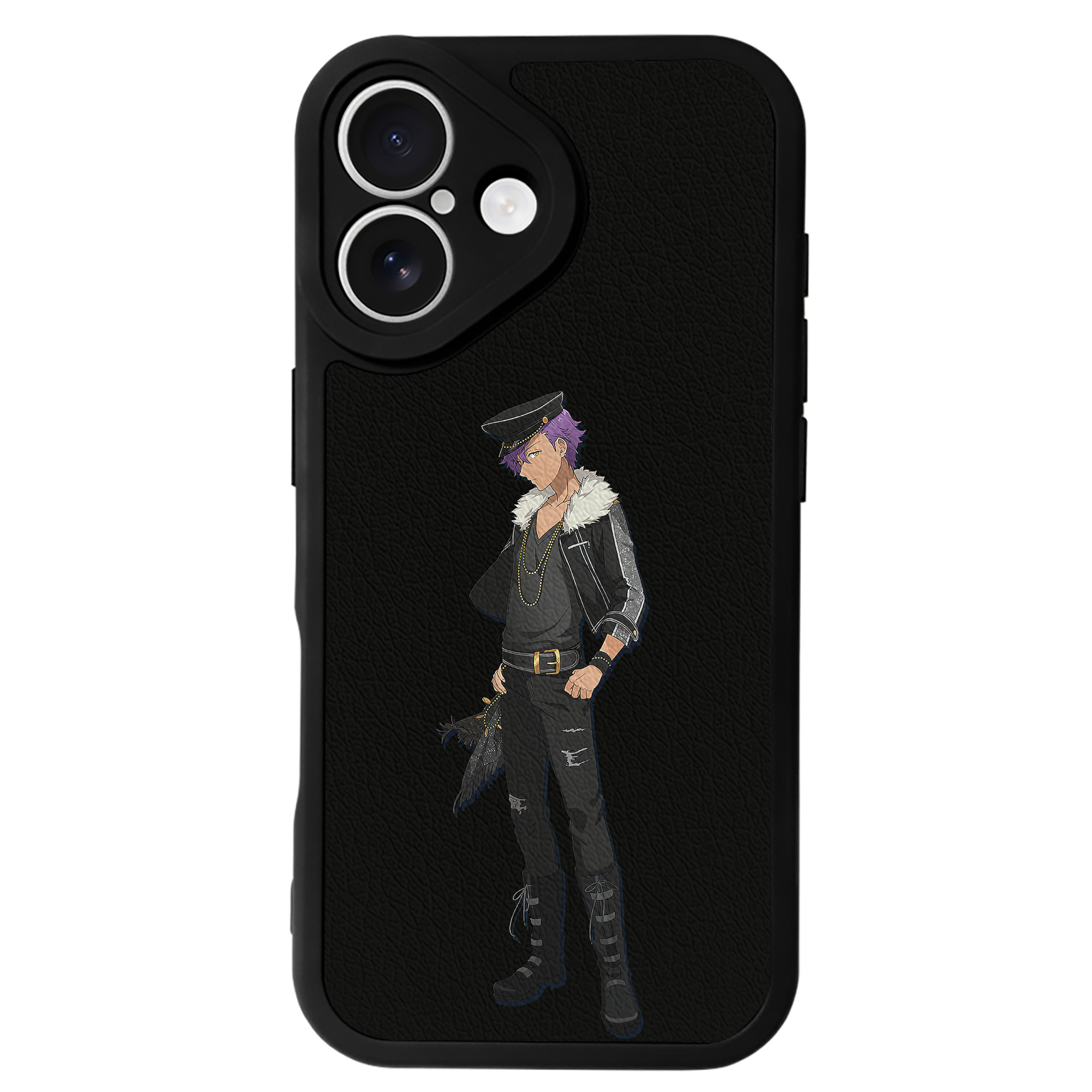 （画像用） あんさんぶるスターズ! Ensemble Stars 【iPhone 16シリーズ対応】シリコンスマホケース（レザー調） 材質：シリコン
